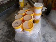 Pallet w/(20) Buckets Of Sika Floor 222w ESD Resin, Small Amount In Buckets