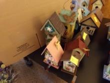 (6) Decorative Birdhouses (Main Showroom)