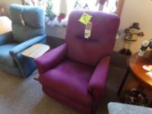 La-Z-Boy Rocker Recliner, Burgundy with Power Headrest, 40.5'' High, 33.5''