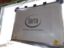 Serta Light Up Sign Hanging in Window, Works (Main Showroom)