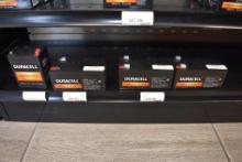 (4) ASSORTED DURACELL SEALED BATTERIES