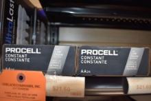 (2) 24 COUNT BOXES OF PROCELL CONSTANT AA BATTERIES