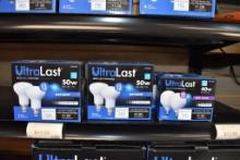 (5) ASSORTED TWO PACKS OF ULTRA LAST LED DIMMABLE BULBS