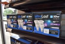 (4) FOUR PACKS OF ULTRA LAST LED 50W DIMMABLE BULBS