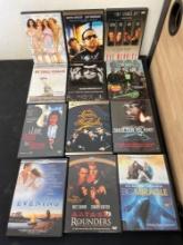 Lot of 12 DVD Movies. DVDS Various Genres movie Titles Action Kids Comedy Etc..