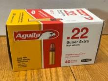 Aguila .22 cal Super Extra High Velocity box of 500