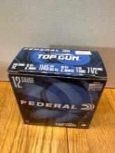 Federal 12 gauge 2 3/4 inch 1145 fps Clay Target 25 shells