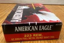 American Eagle .223 REM FMJ 20 Cartridges