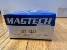 Magtech .40 cal FMJ 50 cartridges