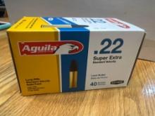 Aguila .22 Super Extra Standard Velocity 500 cartridges