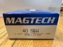 Magtech 40 FMJ 50 cartridges