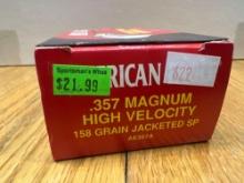 American Eagle .357 Mag 50 cartridges