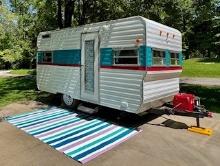 1966 White Star Galaxy Camper Trailer