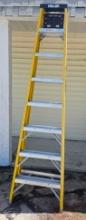 8 ft HEAVY DUTY KELLER FIBERGLASS LADDER, 250LB.