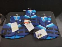 (3) NEW Body Glove Lifejackets, (1) Small, (2) XXL/XXXL