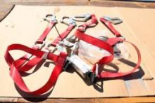 TWO DYNAMIC SAFETY HARNESSES