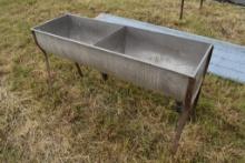 2 Bay 60" Stainless Steel Sink