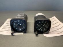AEROSONIC ALTIMETERS 101635-11839 (BOTH APPEAR REPAIRED/OVERHAULED, CHC TAG ONLY)