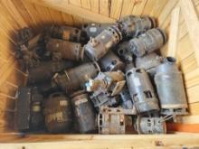 CRATE OF RADIAL ENGINE STARTERS & GENERATORS