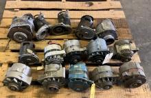 (LOT) ALTERNATORS & STARTERS (DAMAGED OR NEED REPAIR)