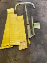 (LOT) CESSNA PARTIAL AILERON REPAIR SKINS & INV