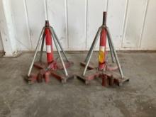 JACKHOUSE 27" AIRCRAFT JACKS (BOTH WORK PROPERLY)