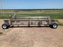 SHOP BUILT FUSELAGE TRAILER 11FT X 5FT