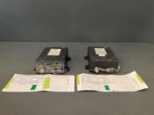 (2) UNIVERSAL AERO-M SATCOM ADAPTERS 403010H (BOTH WWR)