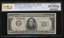 1934A $500 Chicago FRN PCGS 55PPQ