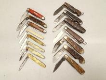(15Pcs.) ASSORTED PAL CUTLERY CO. KNIVES