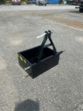 New 3 Point Hitch Tractor Weight Box Attachment
