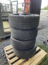 Set Of (4) R22 102V XL Tires Mounted On Rims