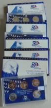 7 State Quarters Proof Sets: 2000, 02, 03, 04, 04,