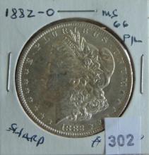 1882- Morgan Dollar MS+.
