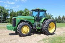 JD 8400 MFWD Tractor w/Cab, 10,730 Hrs., SN 8400P007591 (1996)