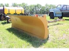 Shopmade 14 Ft. Hyd. Push Blade w/JD 8000 Series Mts., Exc. Cond., Like New