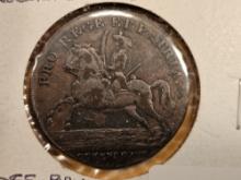 CONDER TOKEN! 1793 Norfolk-Norwich half penny