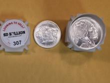 ** FULL ROLL** SILVER .999 fine Rounds