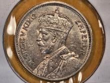 Brilliant Uncirculated plus 1936 New Zealand silver 6 pence