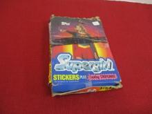 Topps Supergirl Trading Stickers w/ Box