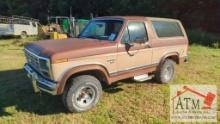 1986 Ford Bronco XLT 4X4 (Non-Running, No Title)