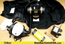 3M RRPAS Respirator/Gas Mask. Excellent. Complete Gas Mask and Re-Breather Kit able to be Worn as Ba