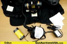 3M RRPAS Respirator/Gas Mask. Excellent. Complete Gas Mask and Re-Breather Kit able to be Worn as Ba