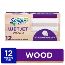 Swiffer WetJet Wood Spray Mop Refill Mopping Pads, 10 Ct - 12 Ct, Retail $13.00
