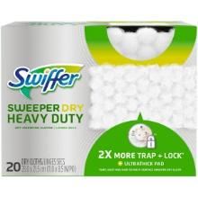 Swiffer Sweeper, Dry,Heavy Duty, 4pack/20count, Retail $10.00