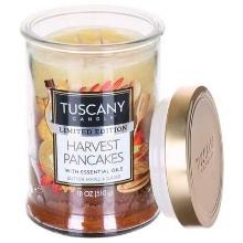 Tuscany 18 Oz. Harvest Pancakes Two Wick Jar Candle, Retail $20.00