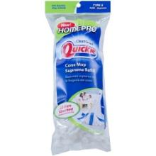 Quickie HomePro Microfiber Supreme Cone Absorbent Mop Head Refill, Retail $15.00
