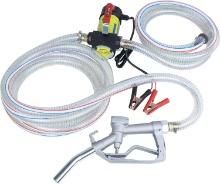 AETLEEMO 12 Volt Fuel Transfer Pump Kit, Diesel Transfer Pump with Nozzle & Hose