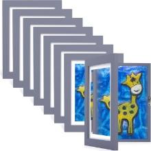 Geelin 8 Pcs Kids Artwork Picture Frame 8x11.5'', (Navy Blue)