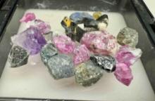 Rough Gemstone Specimens Ruby, Sapphire, Amethyst more 47ct total